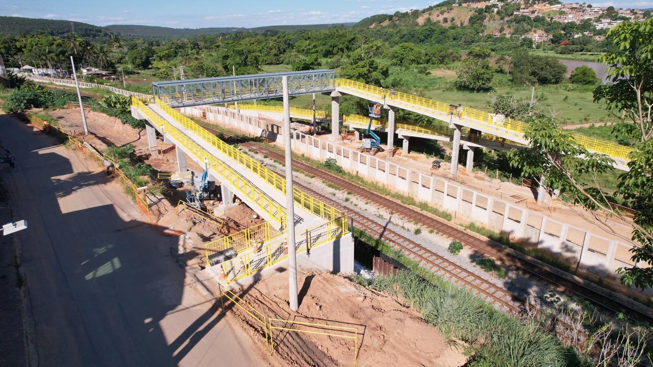 Passarela e rampas de acesso concluídas — Ipatinga, MG